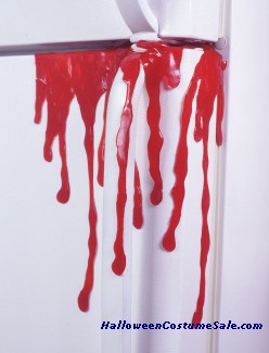 BLOOD DRIPS SIGN, BEWARE