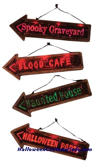 HAUNTED SIGNS HAUNTED HOUSE