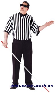 Blind Referee Adult Costume - Plus Size