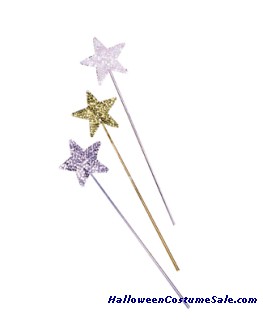 WAND,PEARL WHT SEQUIN STAR