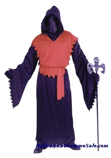 EVIL GHOUL DELUXE ROBE, RED