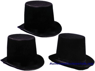 STOVEPIPE HAT, ECONOMY, BLACK