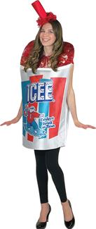 ICEE Sparkle Red Tunic Adult Costume