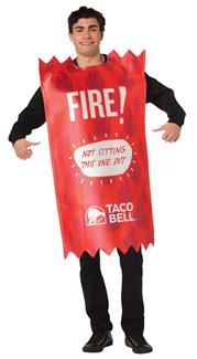 Mens Taco Bell Packet Fire Tunic