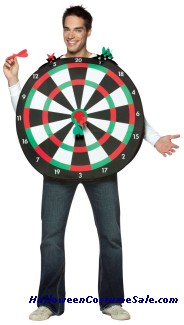 Bullseye Dart Board Adult Costume