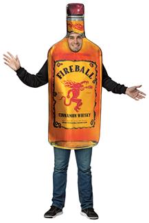 FIREBALL - GET REAL BOTTLE ADULT COSTUME