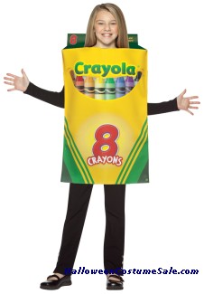 CRAYOLA CRAYON BOX CHILD COSTUME