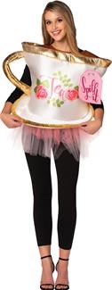 Womens Spill It Tea Cup Costume