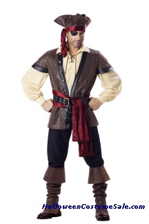 Rustic Pirate Adult Costume