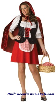 RED RIDING HOOD PLUS SIZE COSTUME