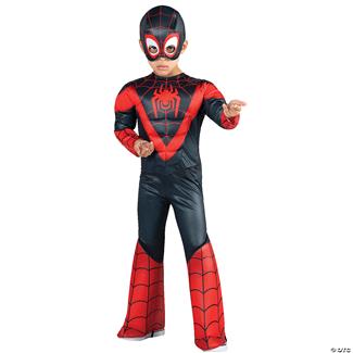 Toddlers Spider-Man: Into the Spider-Verse Miles Morales Costume