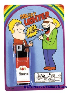 SQUIRT LIGHTER, DLX, CARDED