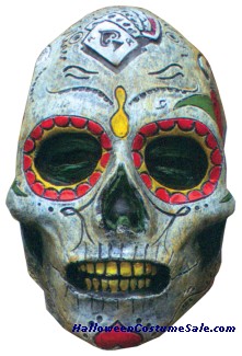 DAY OF THE DEAD ZOMBIE ADULT LATEX MASK