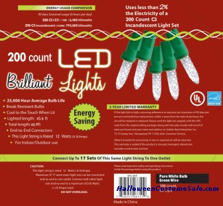 200L C3 PURE WHITE HOLIDAY LIGHTS