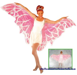 PINK FAIRY WINGS, ADULT