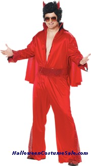 RED HOT IDOL COSTUME PLUS SIZE