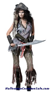 SHIP WRECK SALLY WOMENS ADULT COSTUME