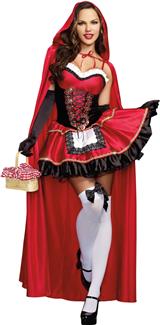 LITTLE RED ADULT COSTUME