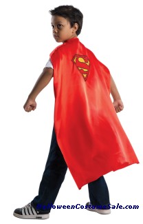SUPERMAN SATIN CAPE CHILD COSTUME