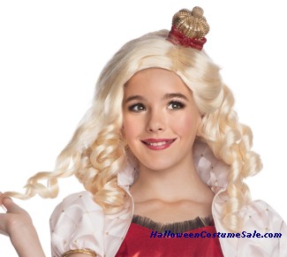 EVER AFTER HIGH APPLE WHITE CHILD WIG
