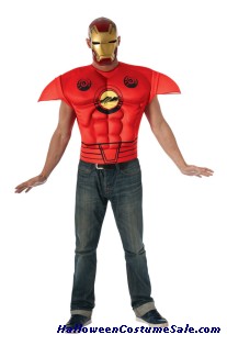 IRON MAN MUSCLE CHEST ADULT COSTUME