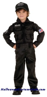POLICEMAN SWAT CHILD/TODDLER COSTUME
