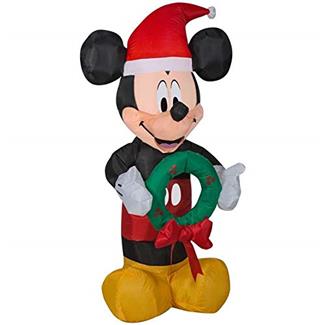 AIRBLOWN MICKEY WITH WREATH