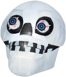 AIRBLOWN ANIMATED SKULL WITH EYES PROP