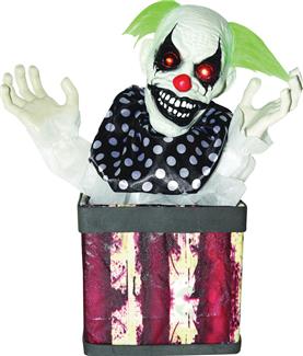 Horror Clown In Box Animatronic