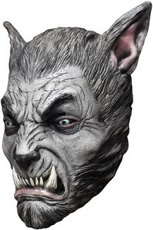 Silver Beast/Wolf Latex Mask