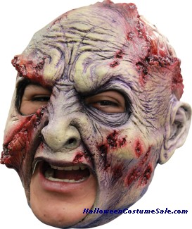 ROTTED CHINLESS ADULT LATEX MASK