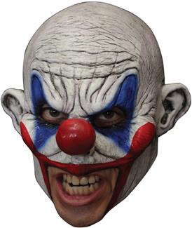 Clooney Clown Chinless Latex Mask