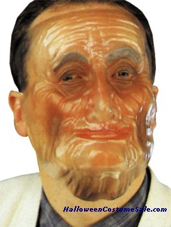 Old Male Plastic Transparent Mask