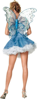 FAIRY WINGS BLUE ADULT DELUXE