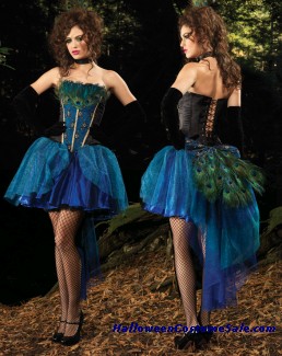 DELUXE PEACOCK PRINCESS ADULT COSTUME