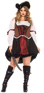 PIRATE WENCH RUTHLESS ADULT PLUS SIZE COSTUME