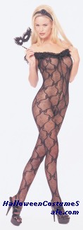 BOW LACE BODYSTOCKING 