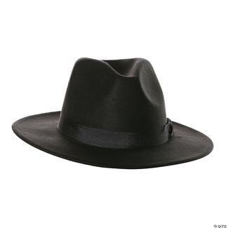 Adults Black Fedora Hat