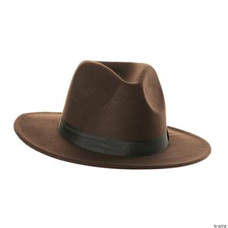 Adults Brown Fedora Hat