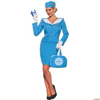 Pan Am Air Stewardess Adult Costume