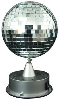 MIRROR BALL WITH LED BASE