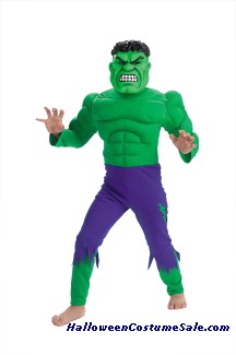HULK CHILD DELUXE MUSCLE COSTUME