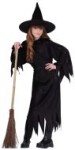 Witch costume includes black dress with sash. Hat sold separately.