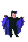 Cute-T-Bat costume includes jumpsuit with purple wings and hood. Made of light weight fleece material. Also available in grey: <a href="/CUTE-T-BAT-COSTUME-Grp-123Z70079.aspx">Z70079</a>.