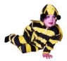 Honey bee costume includes jumpsuit w/hood &amp; wings. (Made of velboa).