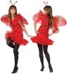 Ladybug Costume includes velvet dress with invisible zipper, 33" - 18" wings and antenna.