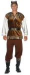 Viking King costume includes top, pants, hat &amp; boot tops.