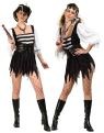 Sexy Pirate costume includes velvet dress w/invisible zipper, vinyl lace up corset and headband. Also available in Plus Size:&nbsp;<a href="/SEXY-PIRATE-COSTUME-Grp-123Z81409-plus.aspx">Z81409-plus</a>.