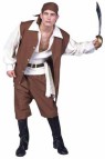 Caribbean Pirate Costume includes 5 pcs. Size available XL - 42-46.