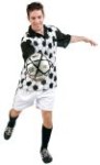 Soccer Costume includes shirt and shorts.